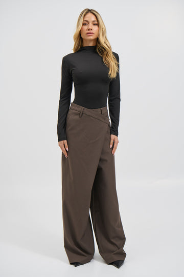 Kai Long Sleeve Bodysuit Black