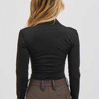 Kai Long Sleeve Bodysuit Black