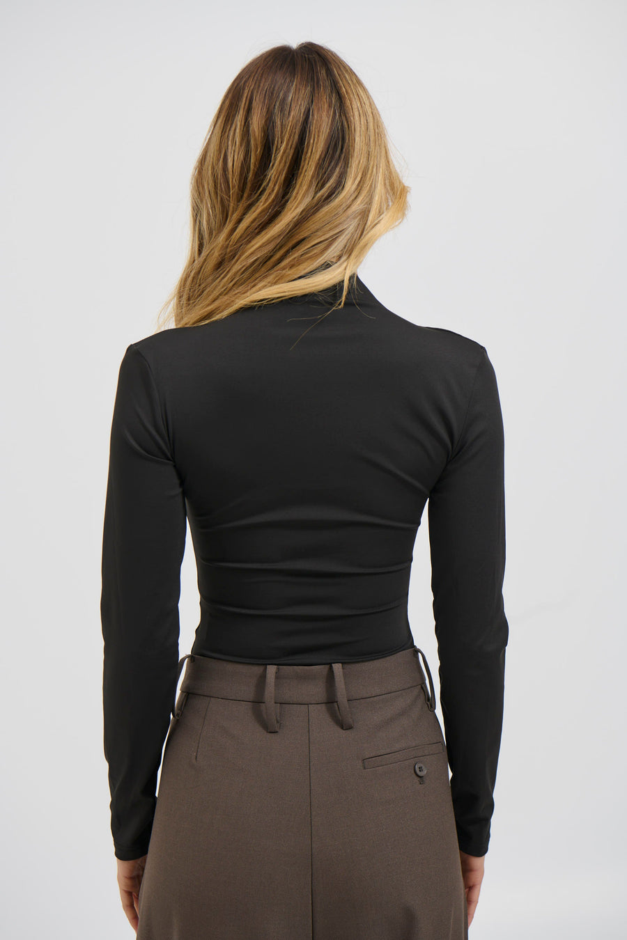 Kai Long Sleeve Bodysuit Black