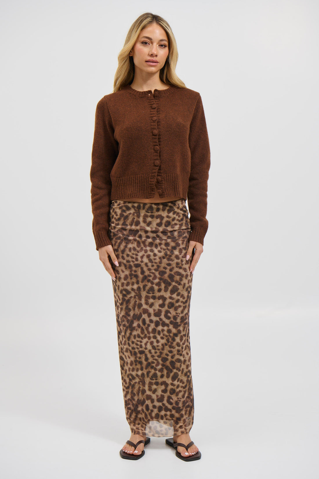 Lune Cardi Chocolate