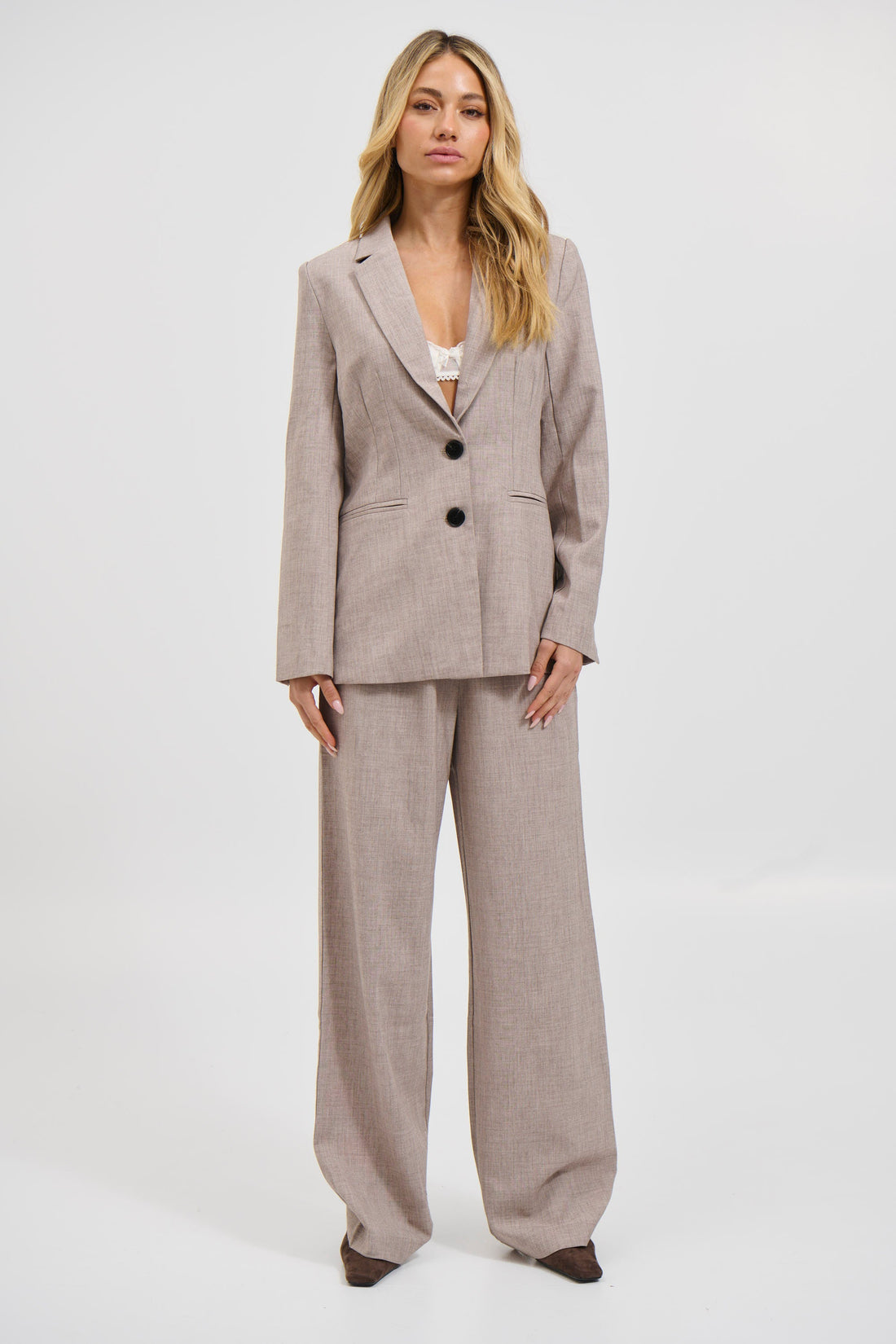 Simona Pant Light Brown