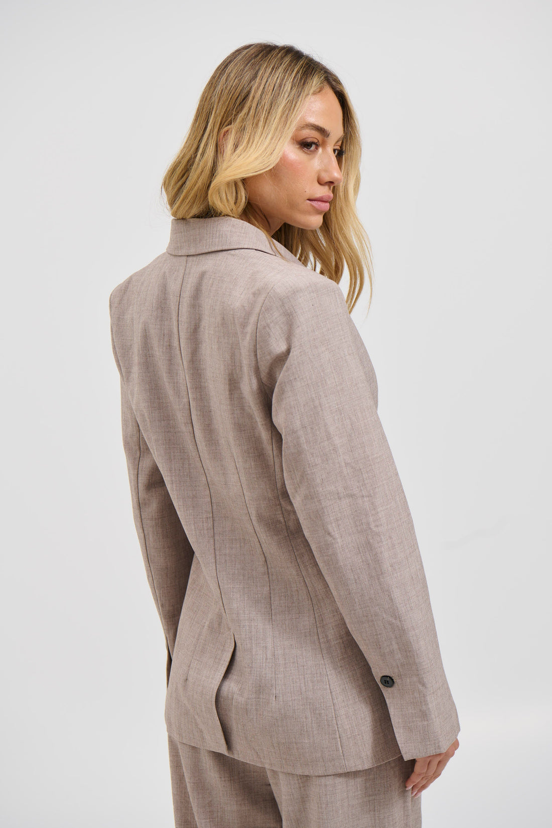 Simona Blazer Light Brown