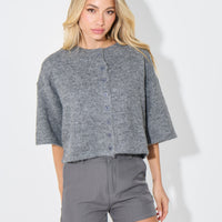 Posie Cardigan Dark Grey