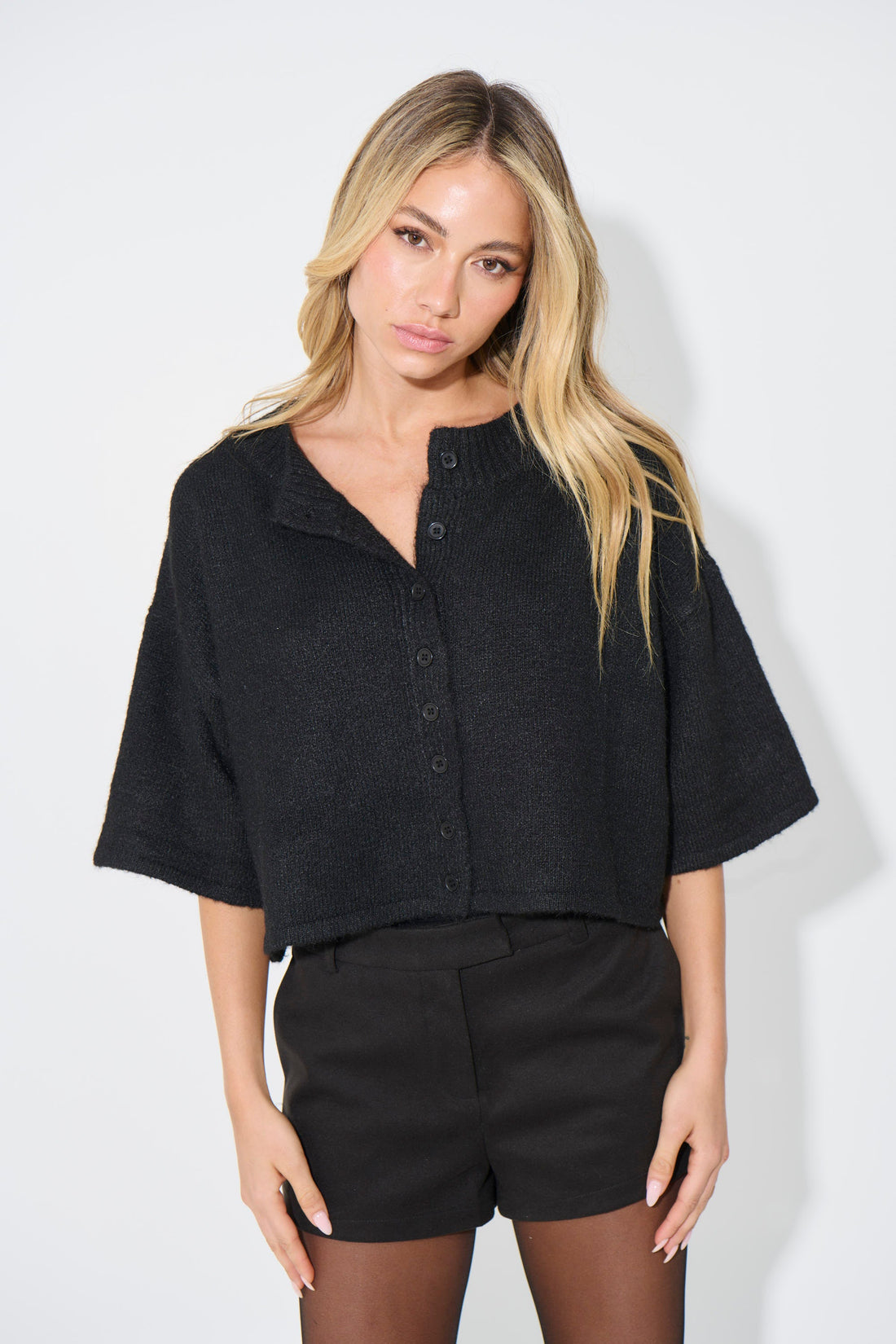 Posie Cardigan Black