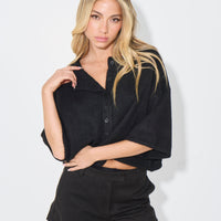 Posie Cardigan Black