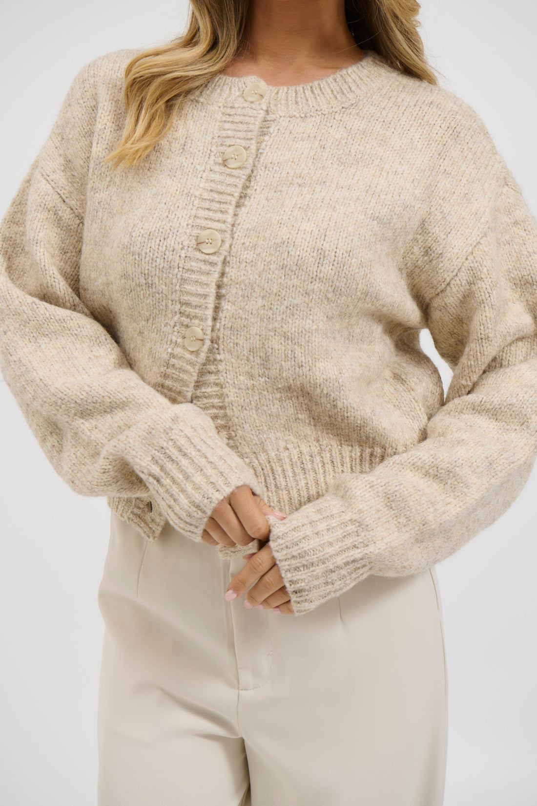 Sandra Cardigan Sand
