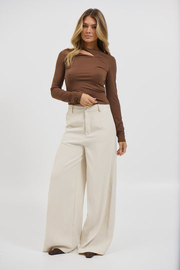 Ollie Long Sleeve Chocolate