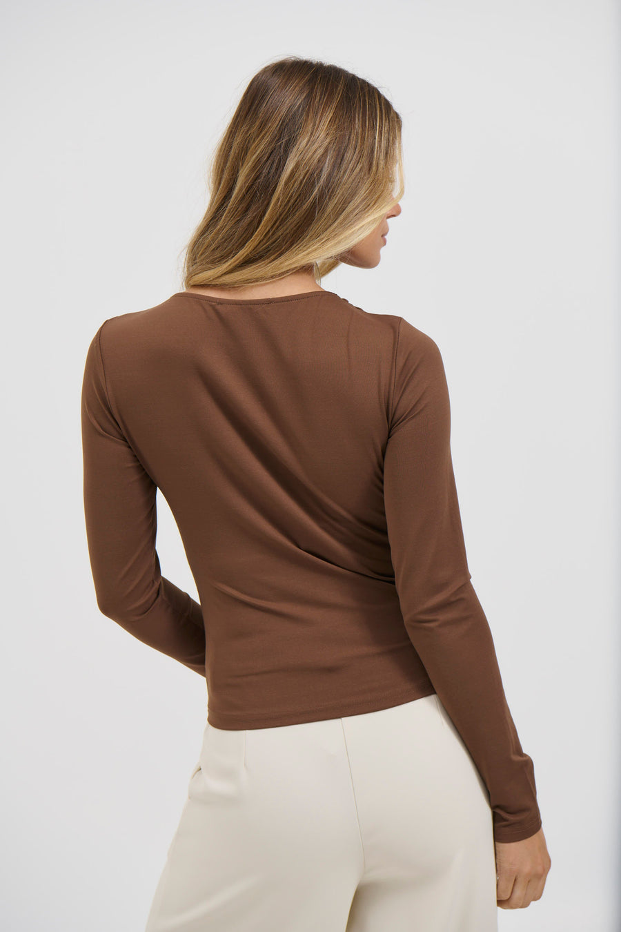 Ollie Long Sleeve Chocolate