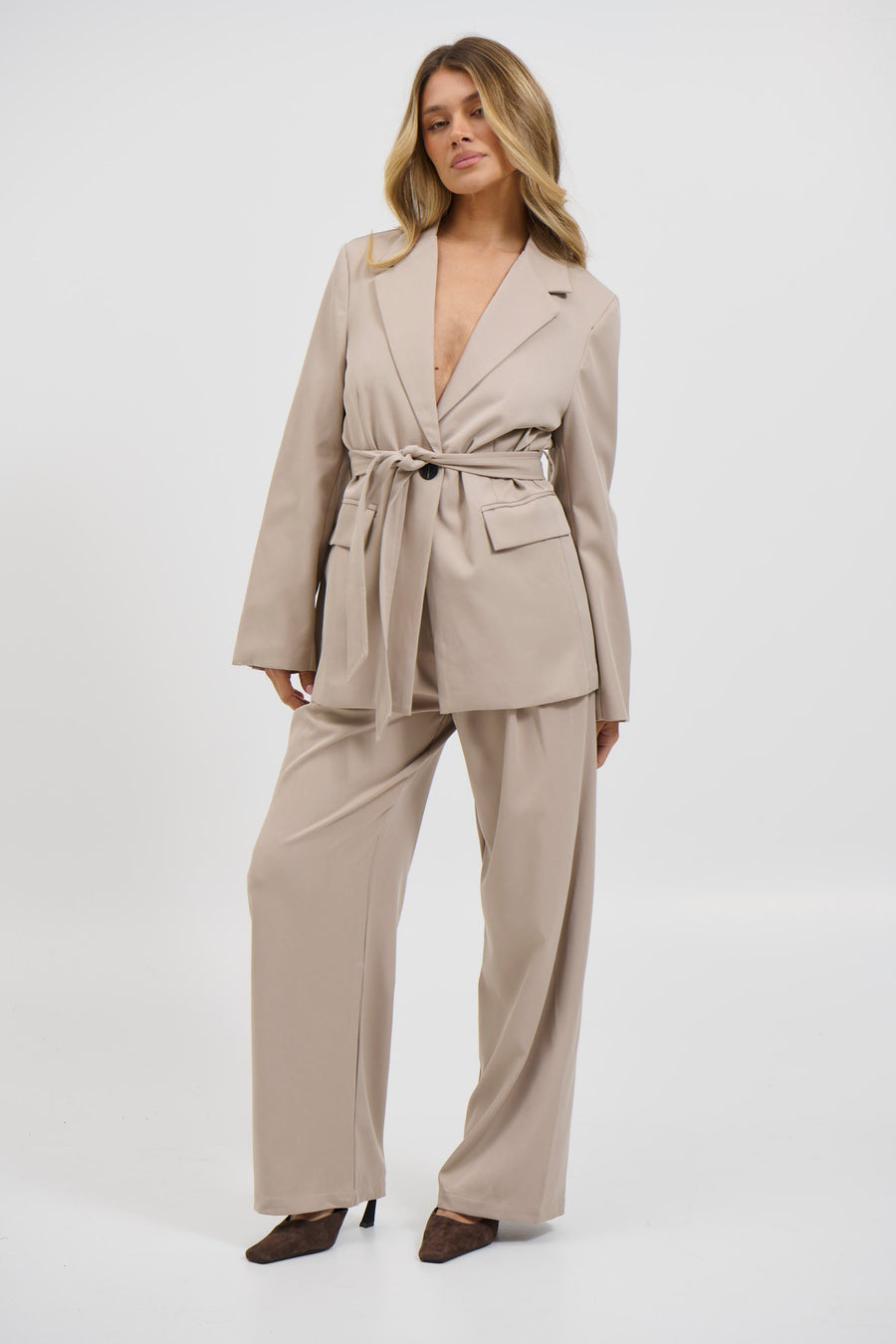 Vance Blazer Pebble