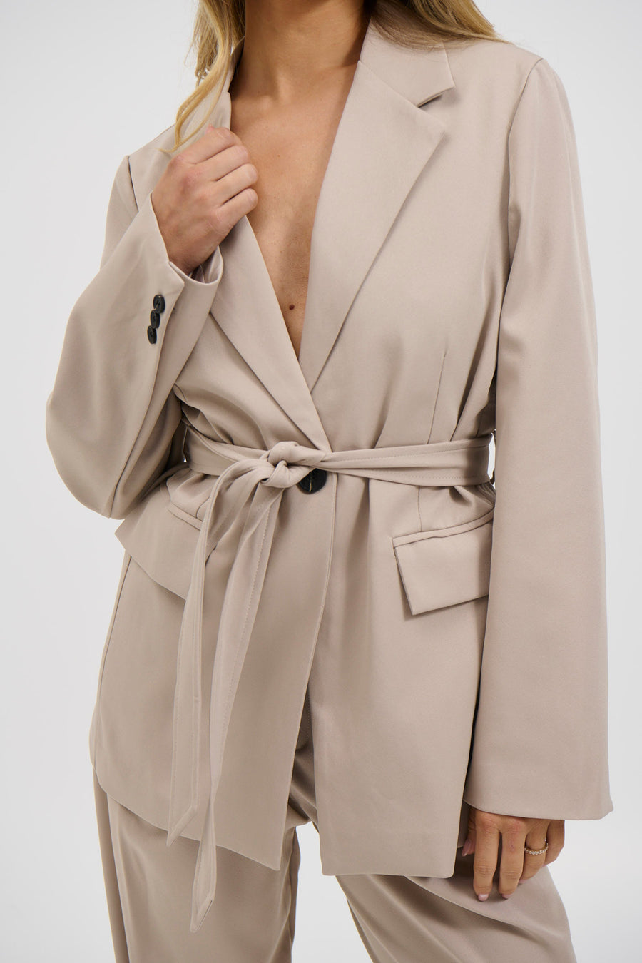 Vance Blazer Pebble