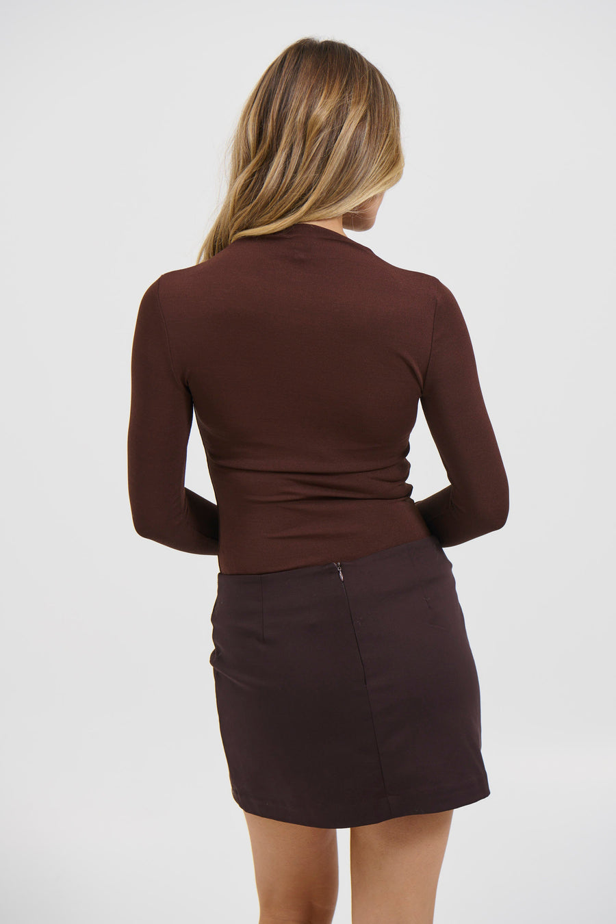 Katya Long Sleeve Top Chocolate