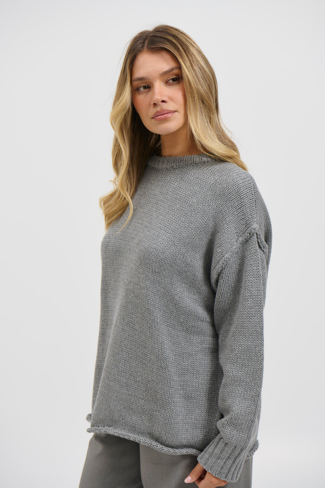 Toni Knit Jumper Grey