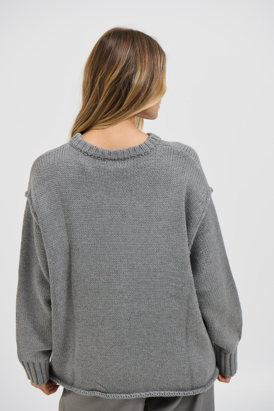 Toni Knit Jumper Grey