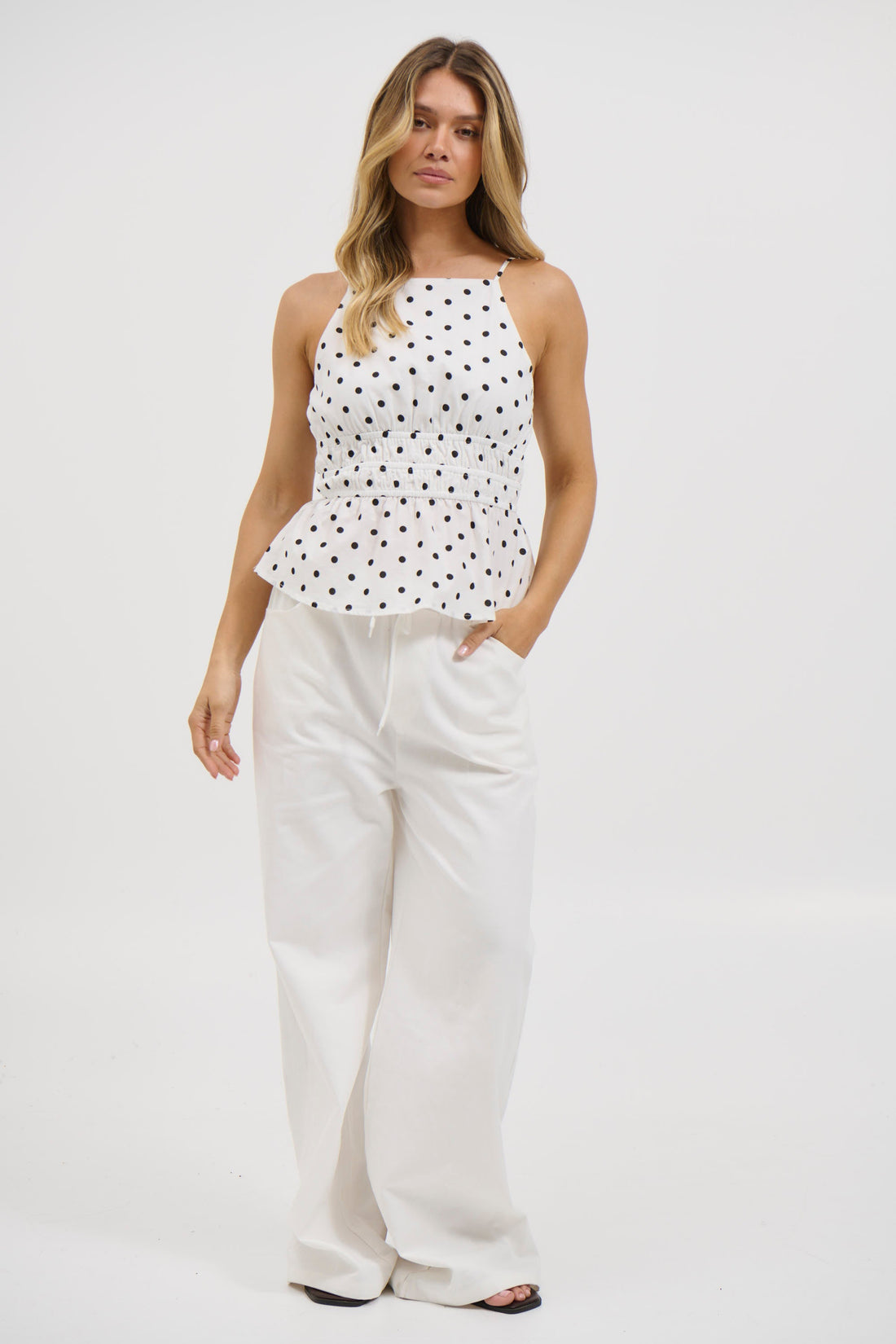 Eloise Top Black/White