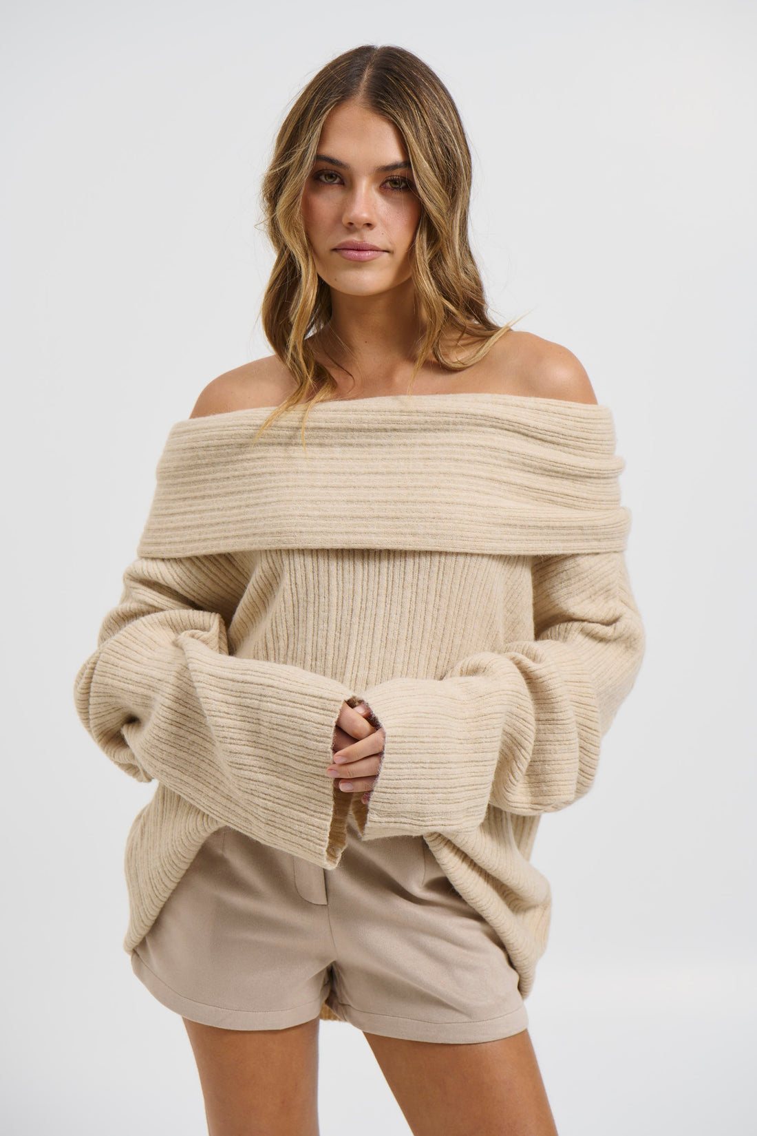 Edie Knit Beige