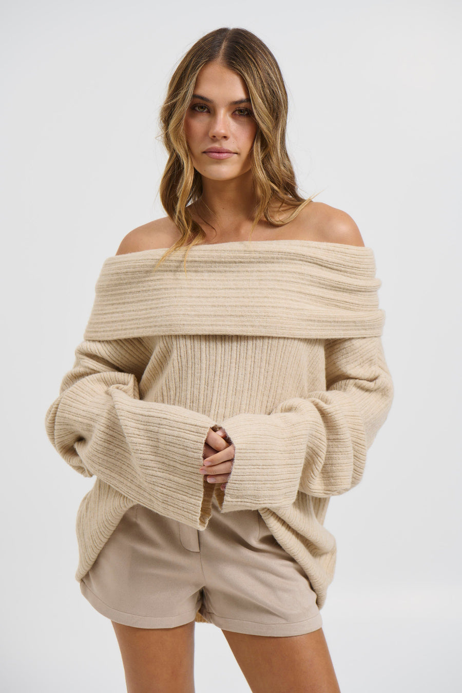 Edie Knit Beige