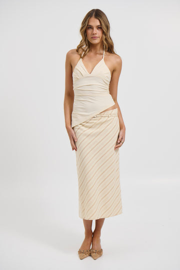 Lorina Top Beige