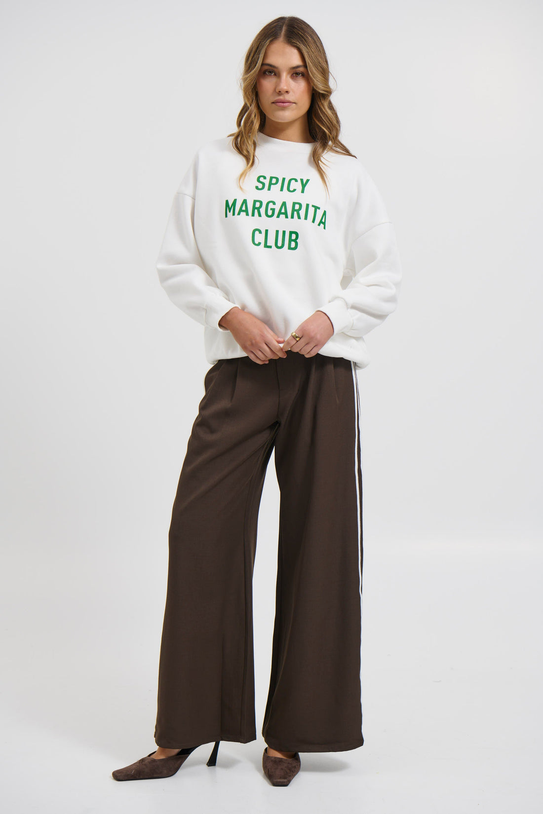 Spicy Marg Sweater White