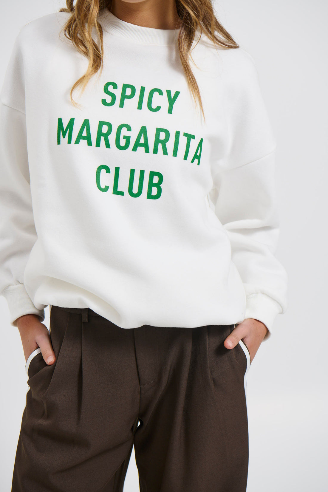 Spicy Marg Sweater White