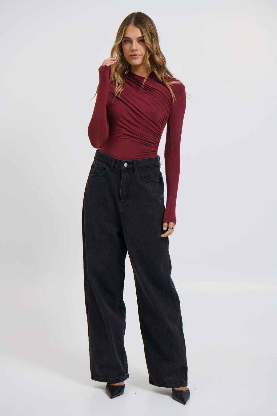 Amrita Bodysuit Wine