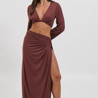 Adriana Skirt Chocolate