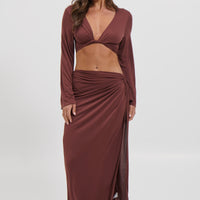 Adriana Skirt Chocolate