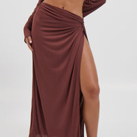 Adriana Skirt Chocolate