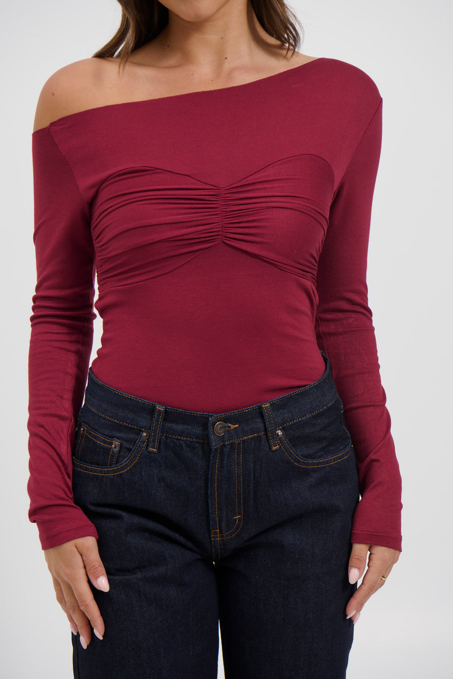 Claire Long Sleeve Wine