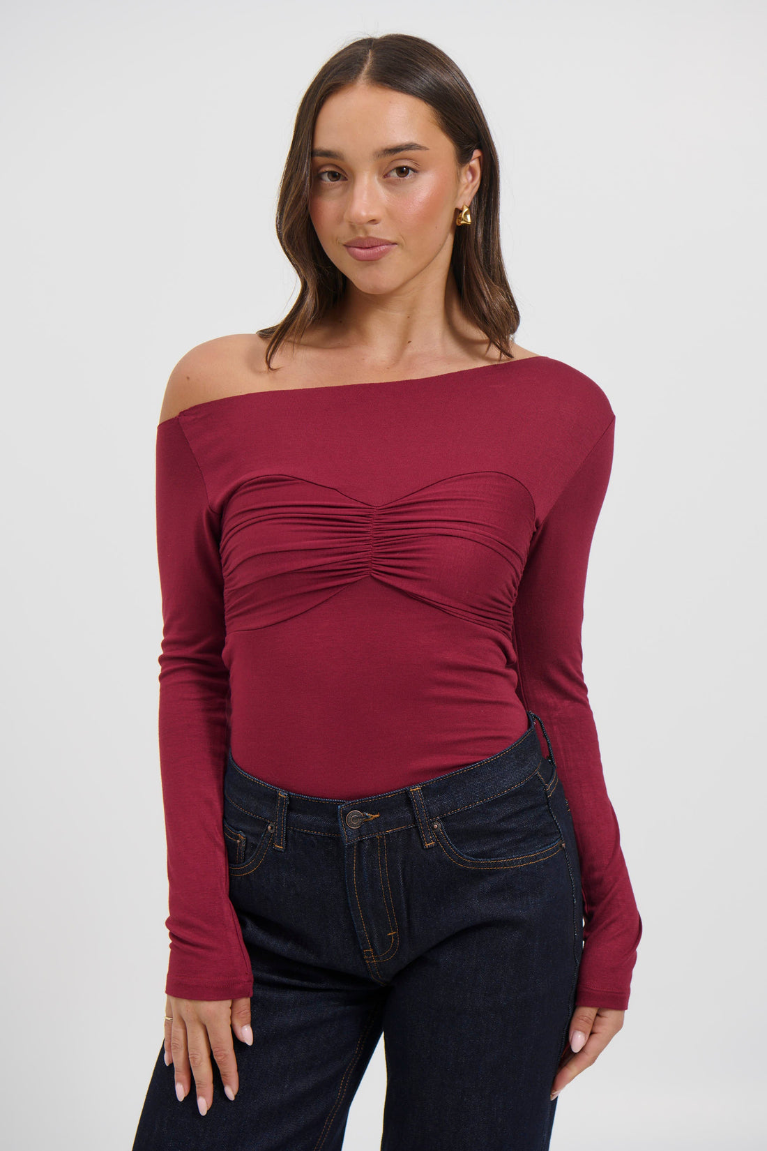 Claire Long Sleeve Wine