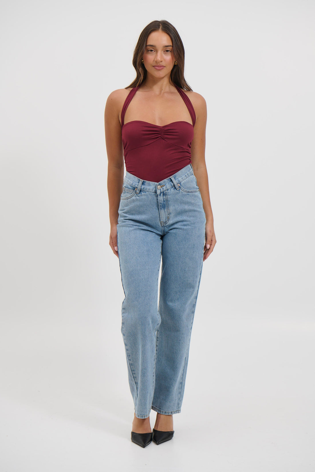 Lora Halter Top Wine