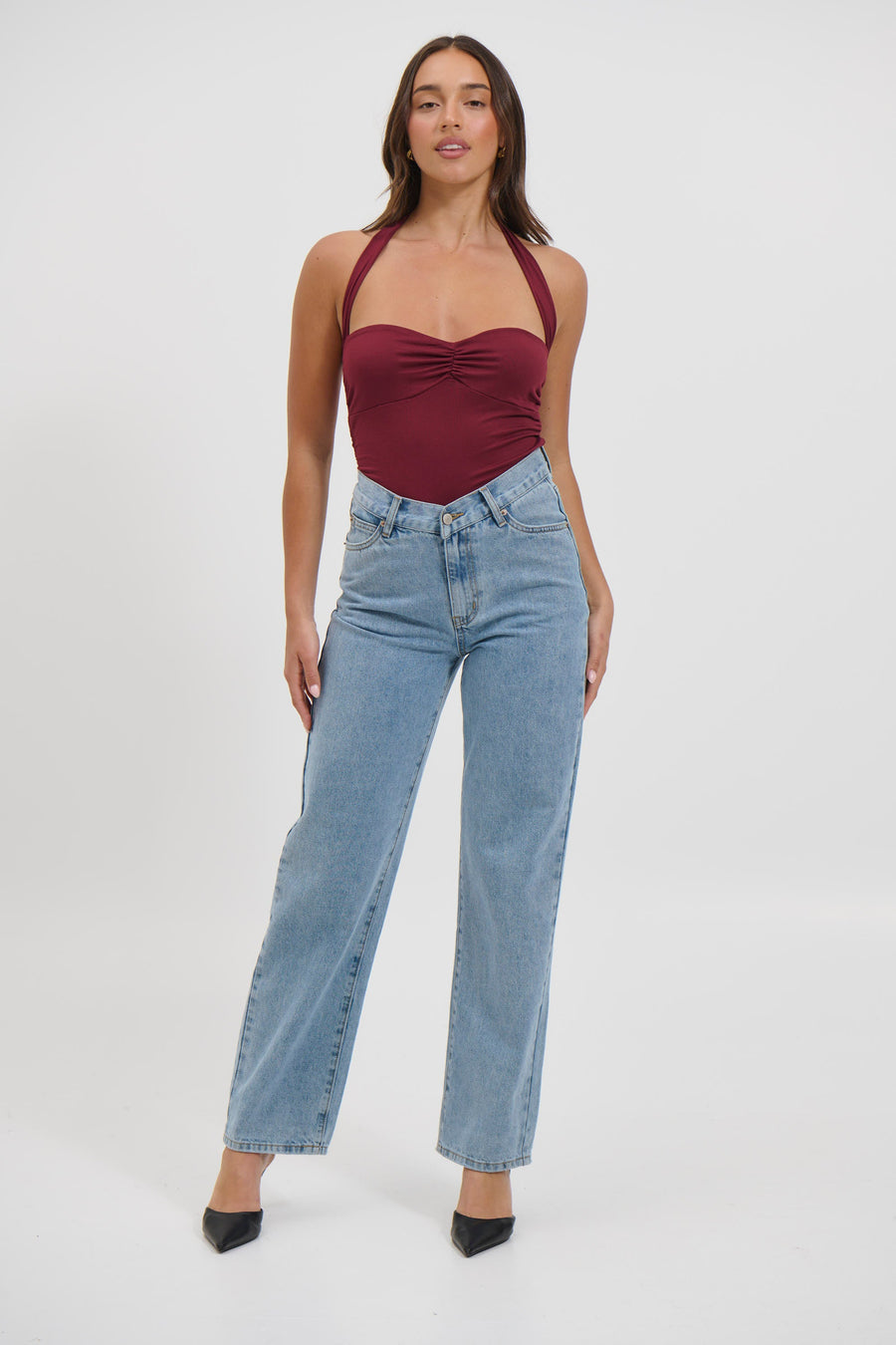 Lora Halter Top Wine