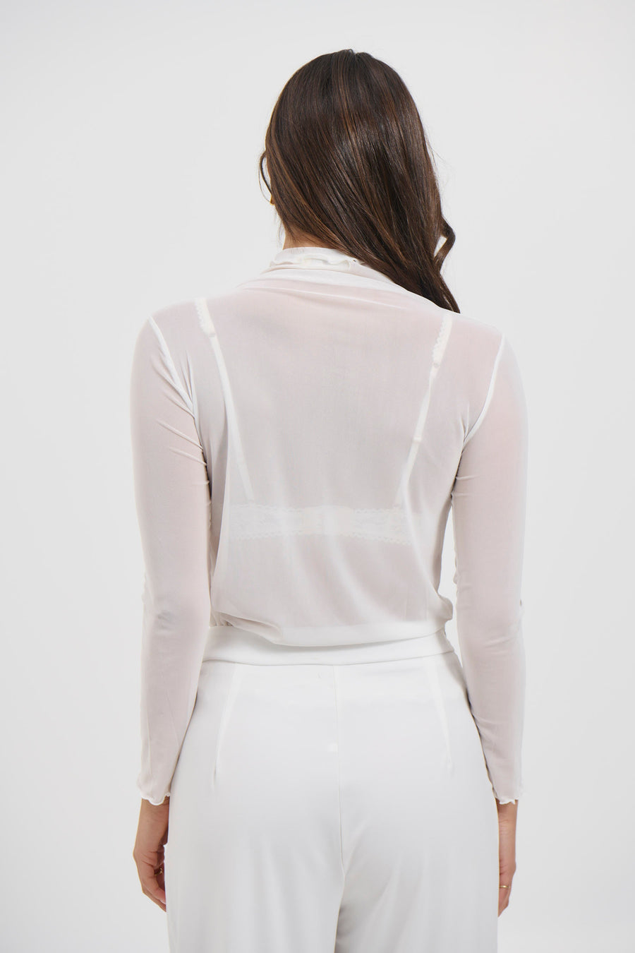 Eva Mesh Top White