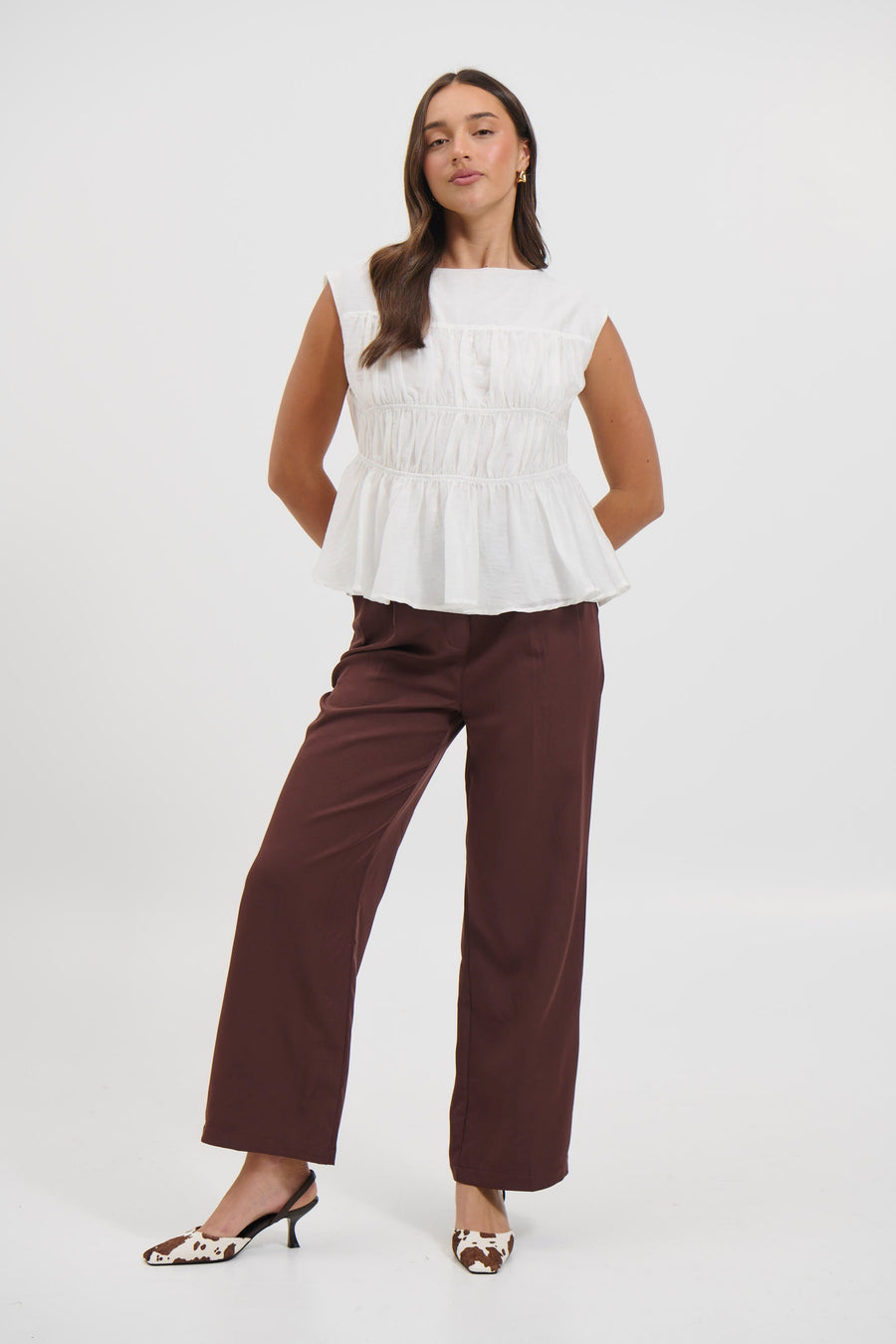 Cierra Top White