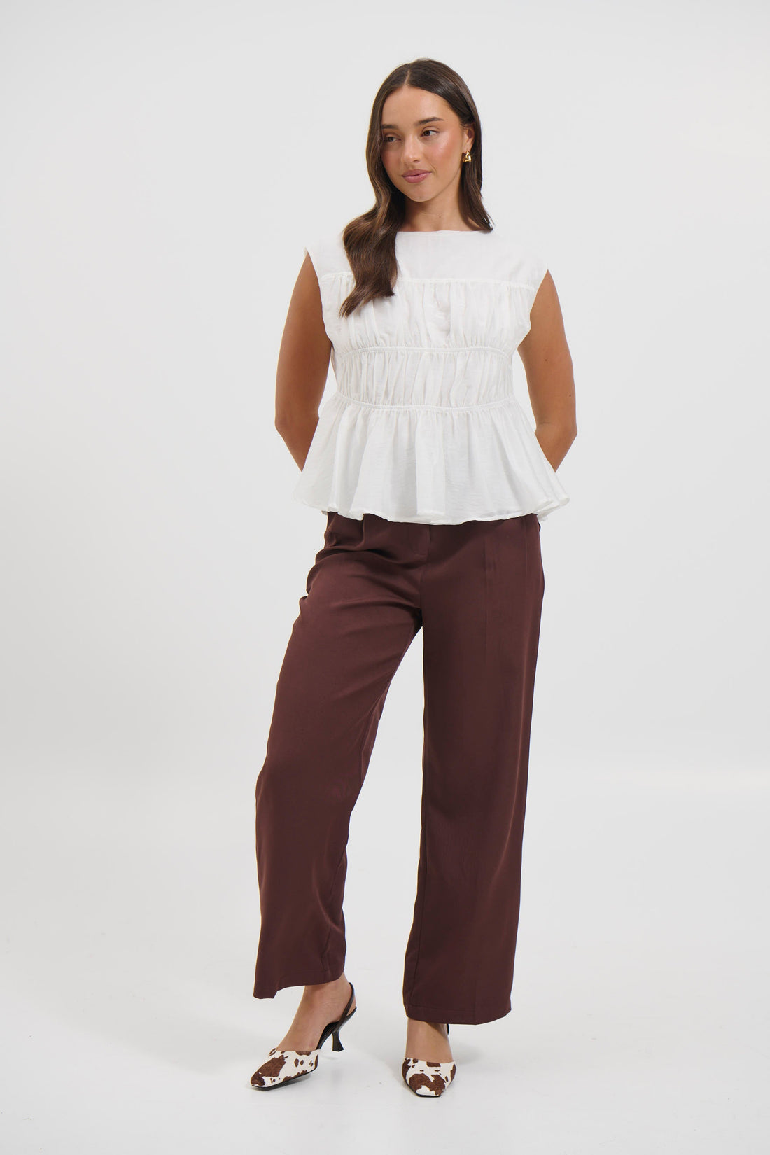 Cierra Top White