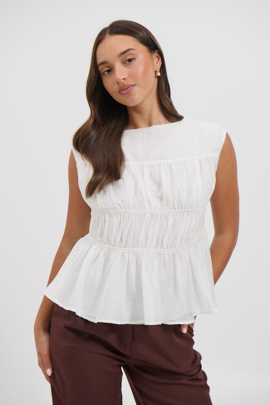 Cierra Top White