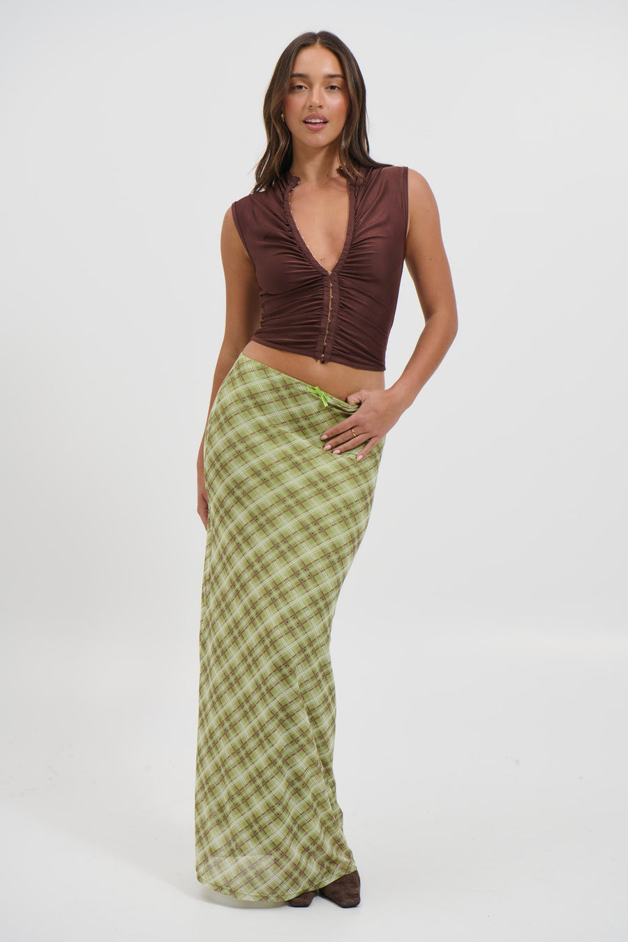 Alyce Top Chocolate