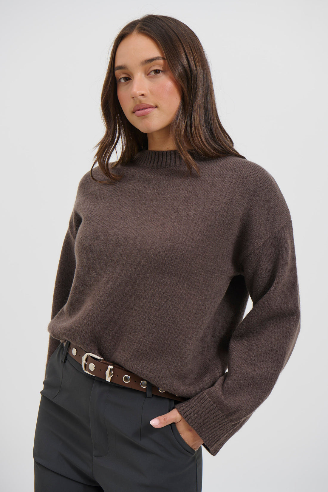 Lisa Knit Chocolate