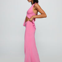 De Angelo Maxi Skirt Pink