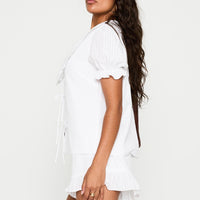 Eternal Sun Collared Set White