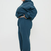 Princess Polly Track Pants Block / Cursive Text Slate Curve