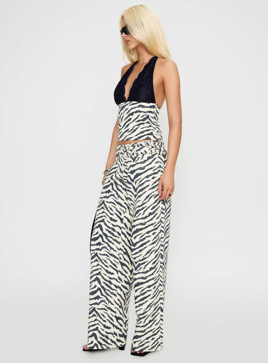 Paltrow Cargo Jeans Zebra