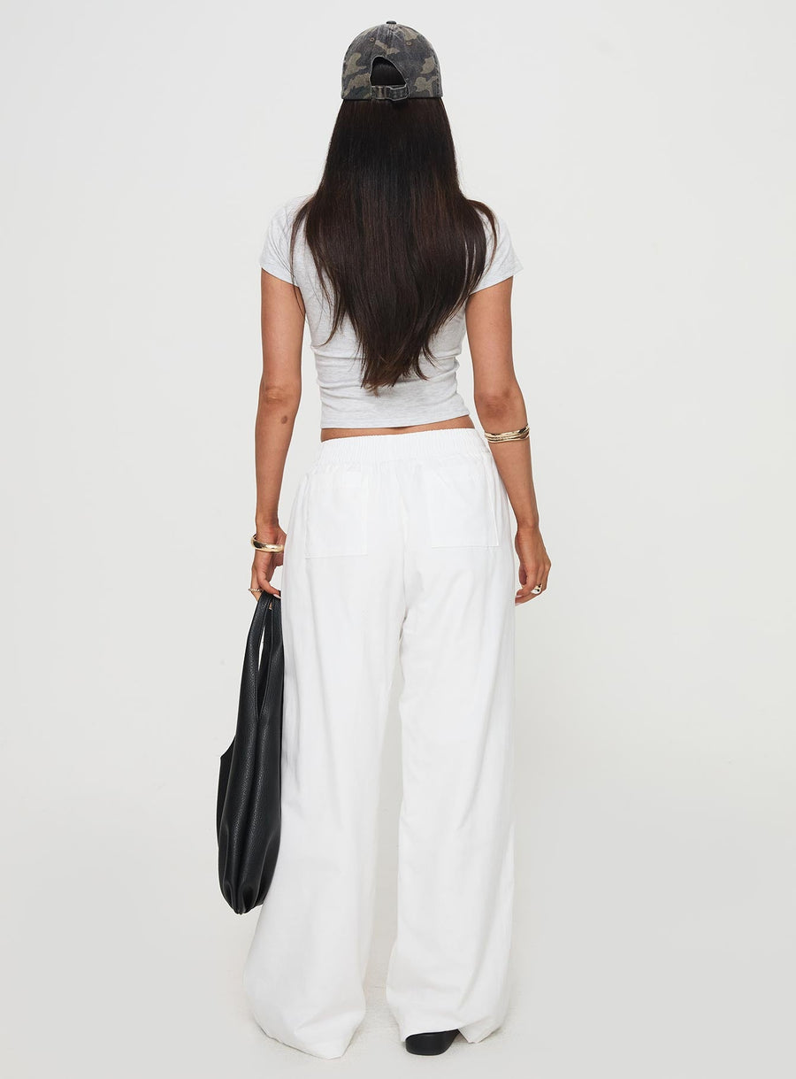 Beach House Pants White Tall