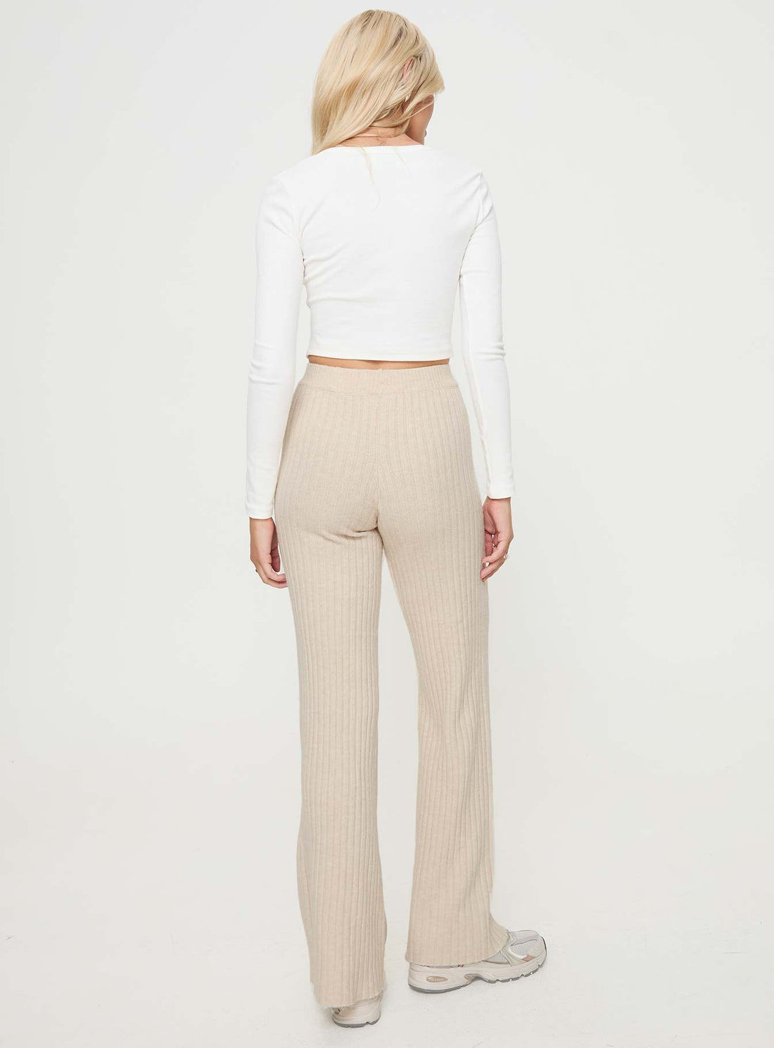 Montana Knit Pants Cream