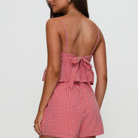 Lille Set Red Gingham