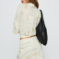 Caraliia Mini Skirt Cream