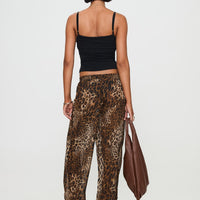 Fyre Wide Leg Pant Leopard