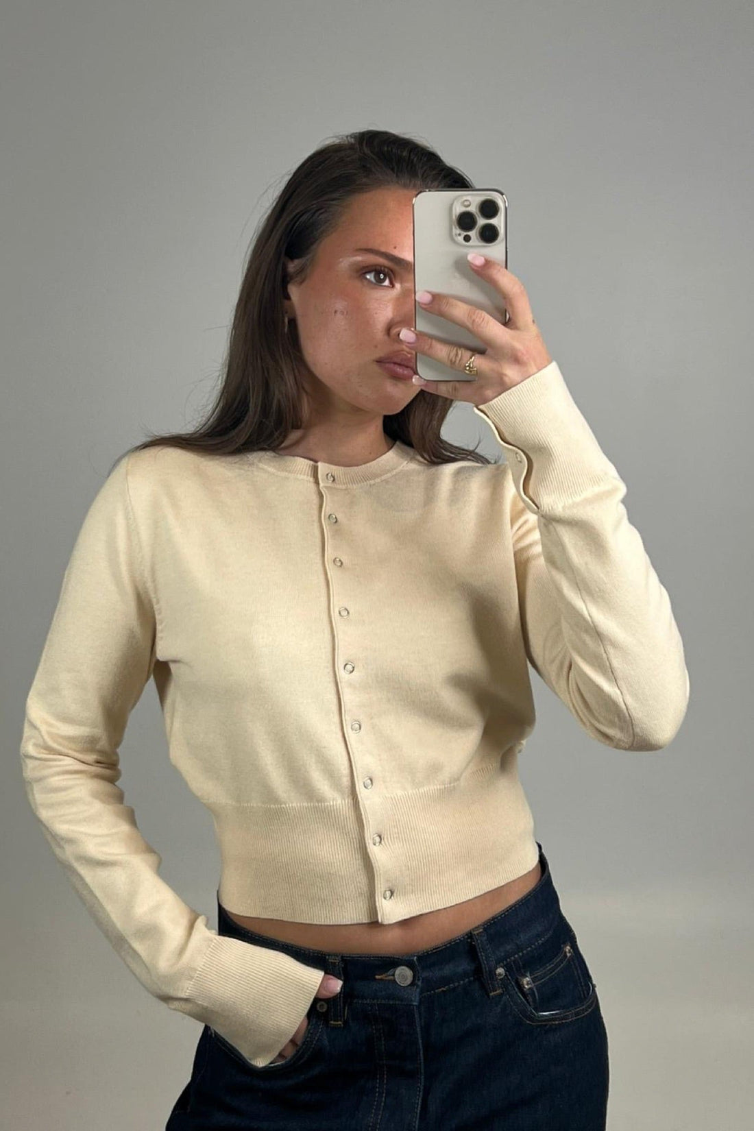Kristy Cardigan Cashew