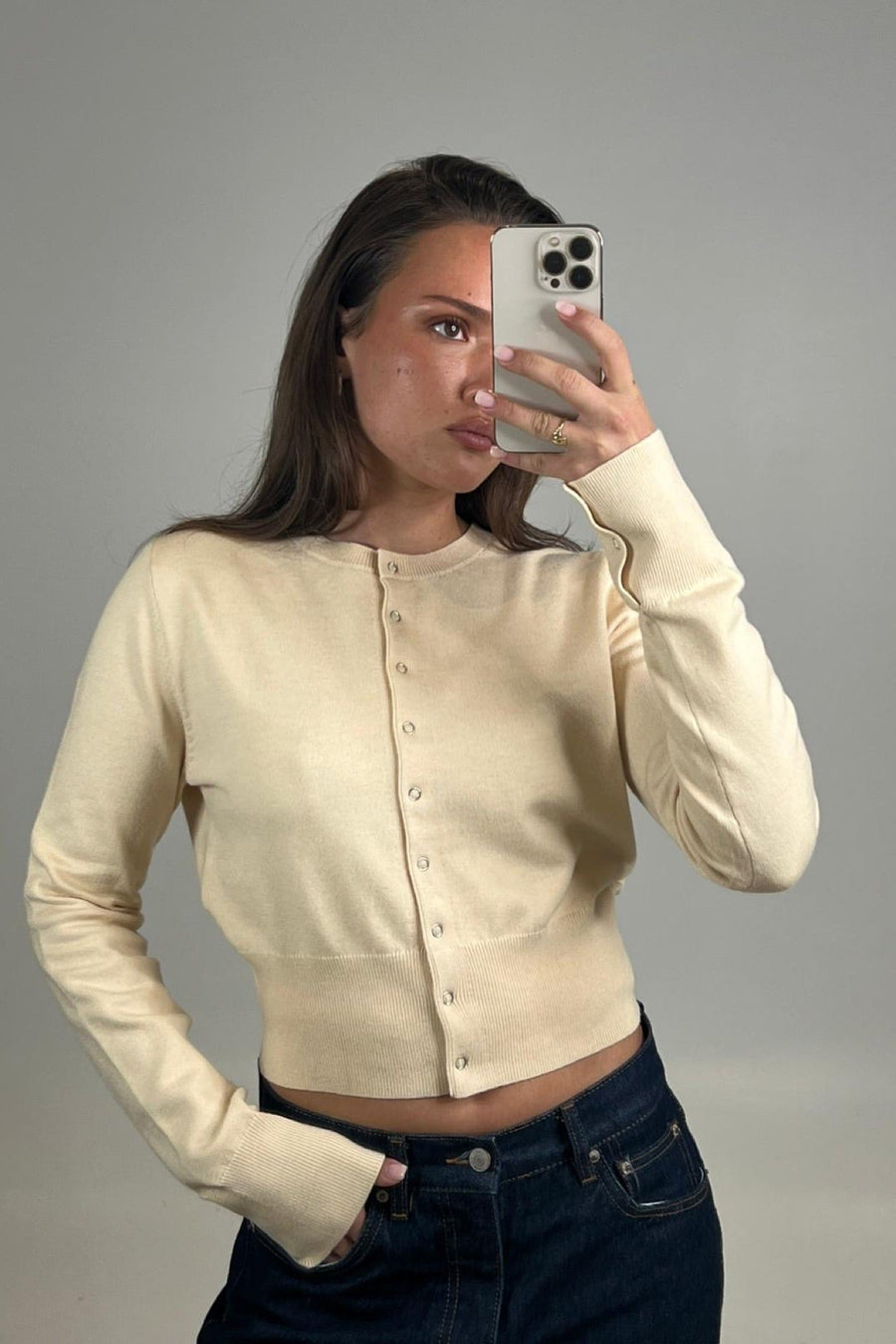 Kristy Cardigan Cashew