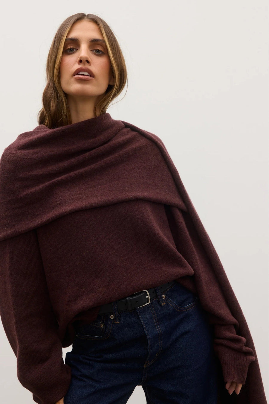 Soba Scarf Plum