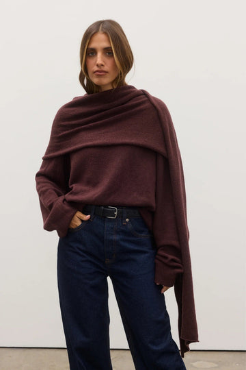 Soba Scarf Plum